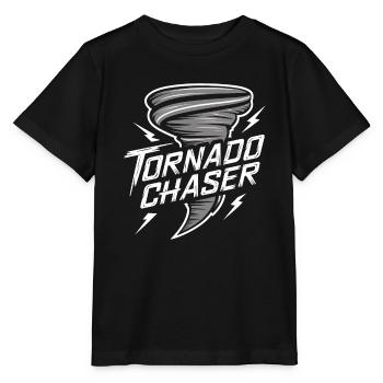 Erlebe Die Faszinierende Welt Des Tornadojagens - Stanley/Stella Kinder T-Shirt MINI CREATOR  - Schwarz - Vorne - Mikhail (115cm)
