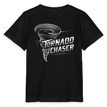 Erlebe Die Faszinierende Welt Des Tornadojagens - Stanley/Stella Kinder T-Shirt MINI CREATOR  - Schwarz - Vorne - Mikhail (115cm)