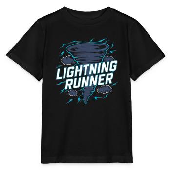 Erlebe Die Faszinierende Welt Des Tornadojagens - Stanley/Stella Kinder T-Shirt MINI CREATOR  - Schwarz - Vorne - Mikhail (115cm)