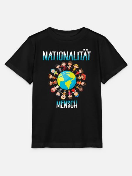 gegen Rassismus, gegen Rechts, gegen Nazis, Liebe - Stanley/Stella Kinder T-Shirt MINI CREATOR  - Schwarz