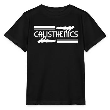 Calisthenics Street Workout Gymnastics Fitness - Stanley/Stella MINI CREATOR Kids’ T-Shirt - black - Front - Mikhail (115cm)