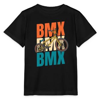 Bmx Bmx Biker - Stanley/Stella MINI CREATOR Kids’ T-Shirt - black - Front - Mikhail (115cm)