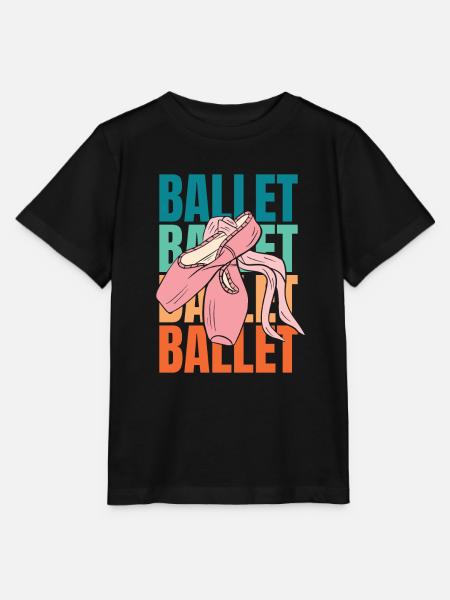 Ballet Balerina - Stanley/Stella Kinder T-Shirt MINI CREATOR  - Schwarz