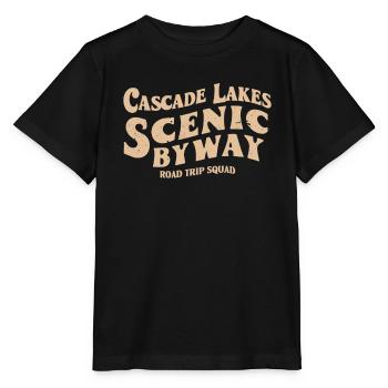 Cascade Lakes Scenic Byway Road Trip Squad - Stanley/Stella MINI CREATOR Kids’ T-Shirt - black - Front - Mikhail (115cm)