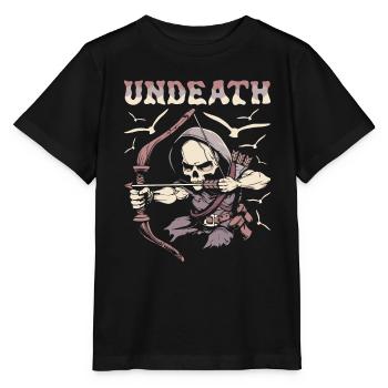 Bow Hunt Bow Hunter Skeleton Undeath - Stanley/Stella MINI CREATOR Kids’ T-Shirt - black - Front - Mikhail (115cm)
