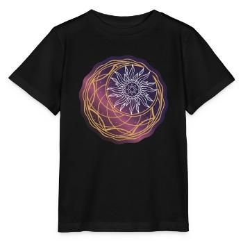 Universum Sonne und Mond - Stanley/Stella Kinder T-Shirt MINI CREATOR  - Schwarz - Vorne - Mikhail (115cm)