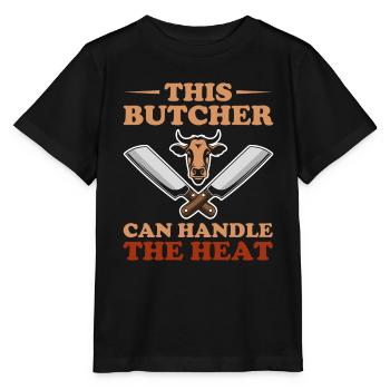 Butcher, butcher, butcher, butcher shop - Stanley/Stella MINI CREATOR Kids’ T-Shirt - black - Front - Mikhail (115cm)