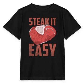 Butcher, butcher, butcher, butcher shop - Stanley/Stella MINI CREATOR Kids’ T-Shirt - black - Front - Mikhail (115cm)