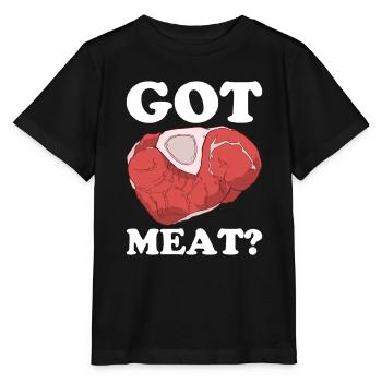 Butcher, butcher, butcher, butcher shop - Stanley/Stella MINI CREATOR Kids’ T-Shirt - black - Front - Mikhail (115cm)