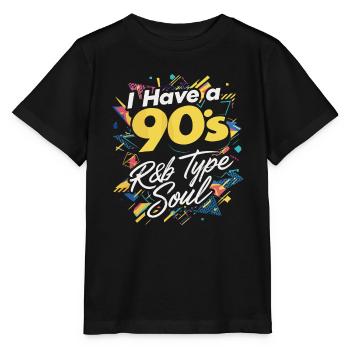 Ich Habe Eine 90s R&B Type Soul - Stanley/Stella Kinder T-Shirt MINI CREATOR  - Schwarz - Vorne - Mikhail (115cm)