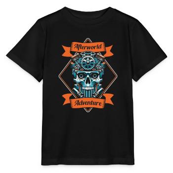 Screwdriver Tuning Tuner Skull - Stanley/Stella MINI CREATOR Kids’ T-Shirt - black - Front - Mikhail (115cm)