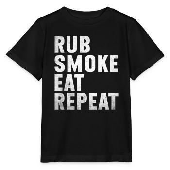 Grillades Barbecue Grillades de fête Barbecue professionnel - T-shirt bio MINI CREATOR Stanley/Stella Enfant - noir - Devant - Mikhail (115cm)