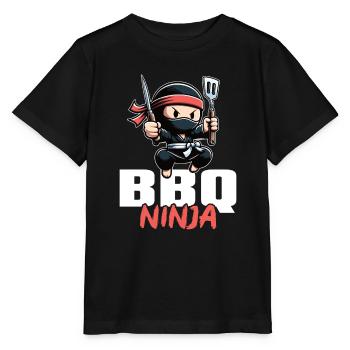Grillades Barbecue Grillades de fête Barbecue professionnel - T-shirt bio MINI CREATOR Stanley/Stella Enfant - noir - Devant - Mikhail (115cm)