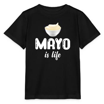 Mayo Is Life Funny Mayonnaise Sweet Relish - T-shirt bio MINI CREATOR Stanley/Stella Enfant - noir - Devant - Mikhail (115cm)