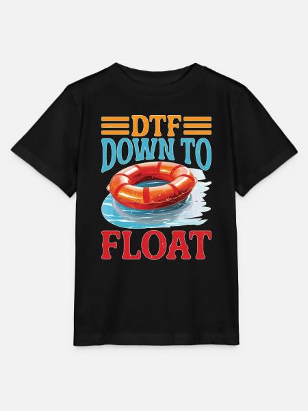 DTF Down To Float - Stanley/Stella Kinder T-Shirt MINI CREATOR  - Schwarz