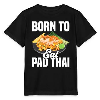 Pad Thai Thai Food Thai Cuisine Thailand - Stanley/Stella MINI CREATOR Kids’ T-Shirt - black - Front - Mikhail (115cm)