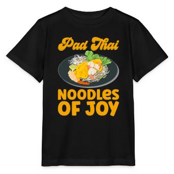 Pad Thai Thai Food Thai Cuisine Thailand - Stanley/Stella MINI CREATOR Kids’ T-Shirt - black - Front - Mikhail (115cm)