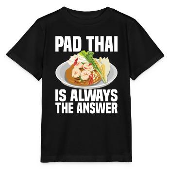 Pad Thai Thai Food Thai Cuisine Thailand - Stanley/Stella MINI CREATOR Kids’ T-Shirt - black - Front - Mikhail (115cm)