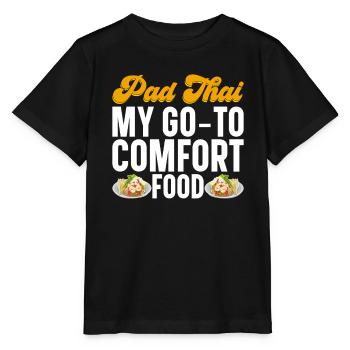 Pad Thai Thai Food Thai Cuisine Thailand - Stanley/Stella MINI CREATOR Kids’ T-Shirt - black - Front - Mikhail (115cm)