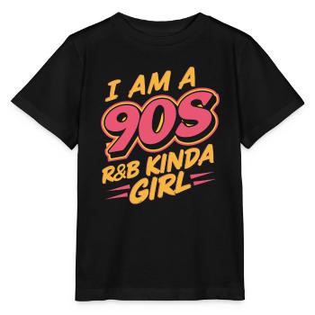 Ich Bin Ein 90s R&B Girl - Stanley/Stella Kinder T-Shirt MINI CREATOR  - Schwarz - Vorne - Mikhail (115cm)