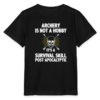 Archery Archer - Stanley/Stella MINI CREATOR Kids’ T-Shirt - black - Front - Mikhail (115cm)