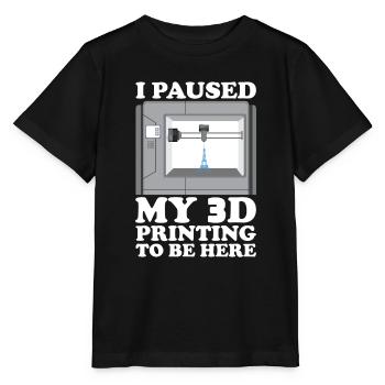 Filament d’imprimante 3D Impression 3D Impression 3D Imprimante 3D - T-shirt bio MINI CREATOR Stanley/Stella Enfant - noir - Devant - Mikhail (115cm)