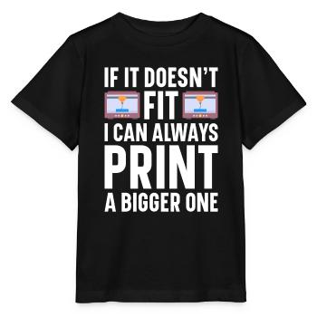Filament d’imprimante 3D Impression 3D Impression 3D Imprimante 3D - T-shirt bio MINI CREATOR Stanley/Stella Enfant - noir - Devant - Mikhail (115cm)