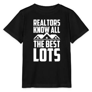 Agent immobilier Courtier immobilier Agent immobilier Agent immobilier - T-shirt bio MINI CREATOR Stanley/Stella Enfant - noir - Devant - Mikhail (115cm)