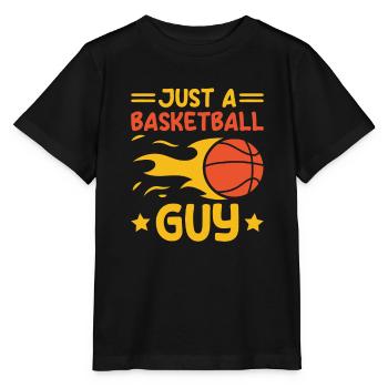 Basketball Basketball Player Just A Basketball Guy - Stanley/Stella MINI CREATOR Kids’ T-Shirt - black - Front - Mikhail (115cm)