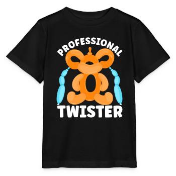 Ballon Twister Ballon Artiste Ballon Animaux - T-shirt bio MINI CREATOR Stanley/Stella Enfant - noir - Devant - Mikhail (115cm)