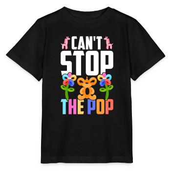 Ballon Twister Ballon Artiste Ballon Animaux - T-shirt bio MINI CREATOR Stanley/Stella Enfant - noir - Devant - Mikhail (115cm)