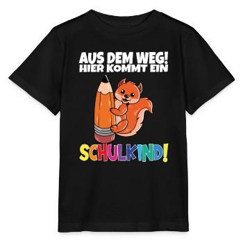 Écolier 2024 entrant à l'école - T-shirt bio MINI CREATOR Stanley/Stella Enfant - noir - Devant - Mikhail (115cm)