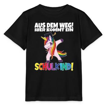 Écolier 2024 entrant à l'école - T-shirt bio MINI CREATOR Stanley/Stella Enfant - noir - Devant - Mikhail (115cm)