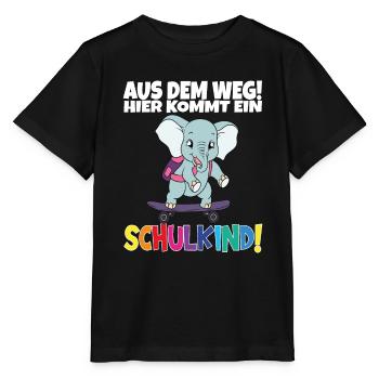 Écolier 2024 entrant à l'école - T-shirt bio MINI CREATOR Stanley/Stella Enfant - noir - Devant - Mikhail (115cm)
