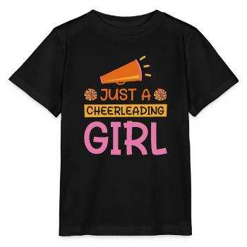 Cheerleader Cheerleading - Stanley/Stella MINI CREATOR Kids’ T-Shirt - black - Front - Mikhail (115cm)