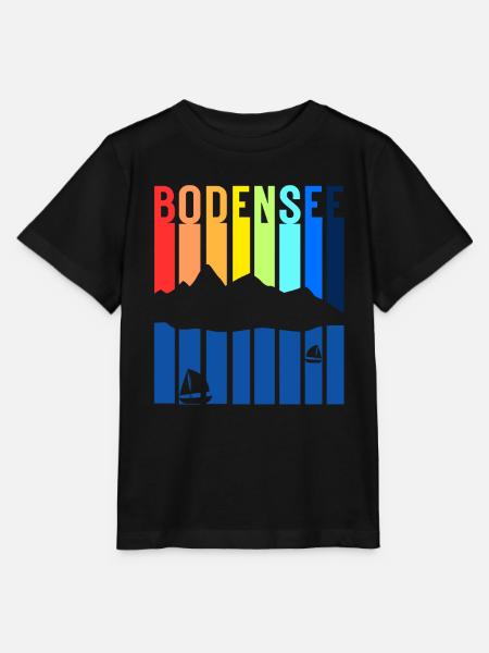 Bodensee Urlaub Bodenseeregion Idee - Stanley/Stella Kinder T-Shirt MINI CREATOR  - Schwarz
