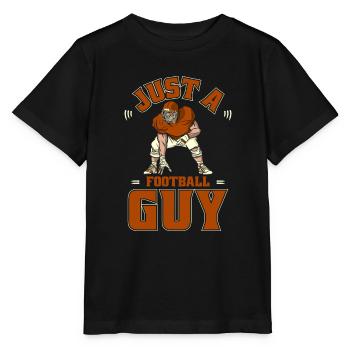 American Football Just A Football Guy - Stanley/Stella MINI CREATOR Kids’ T-Shirt - black - Front - Mikhail (115cm)