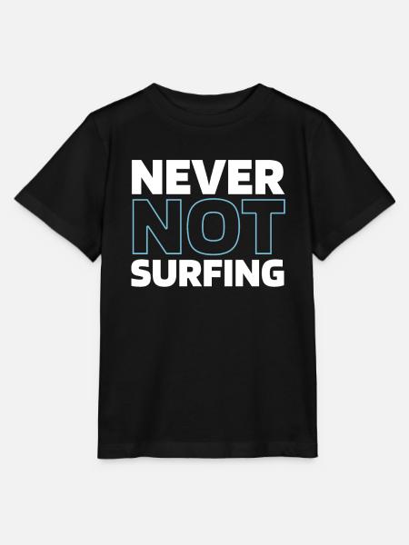 Wing Surf Wing Foil - Stanley/Stella Kinder T-Shirt MINI CREATOR - Schwarz