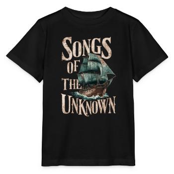 Sailors Sea Shanty Singing Ship Adventures - Stanley/Stella MINI CREATOR Kids’ T-Shirt - black - Front - Mikhail (115cm)