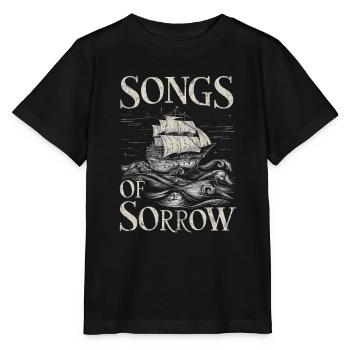 Sailors Sea Shanty Singing Ship Adventures - Stanley/Stella MINI CREATOR Kids’ T-Shirt - black - Front - Mikhail (115cm)