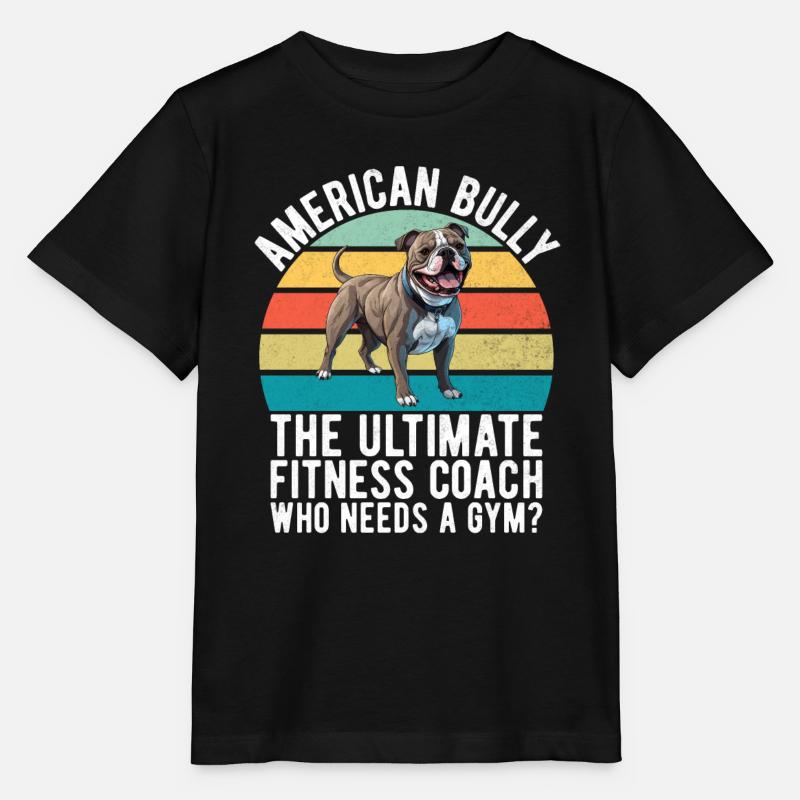 Cadeaux American Bully - T-shirt bio MINI CREATOR Stanley/Stella Enfant - noir