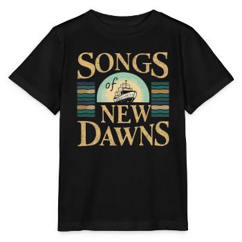Sailors Sea Shanty Singing Ship Adventures - Stanley/Stella MINI CREATOR Kids’ T-Shirt - black - Front - Mikhail (115cm)