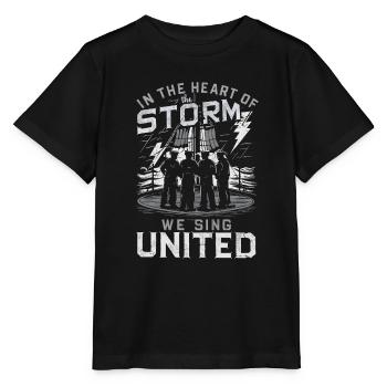Sailors Sea Shanty Singing Ship Adventures - Stanley/Stella MINI CREATOR Kids’ T-Shirt - black - Front - Mikhail (115cm)