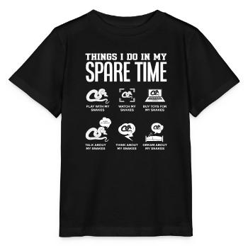 Snake Leisure - Stanley/Stella MINI CREATOR Kids’ T-Shirt - black - Front - Mikhail (115cm)