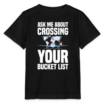 Commis au tourisme Agence de voyages - T-shirt bio MINI CREATOR Stanley/Stella Enfant - noir - Devant - Mikhail (115cm)