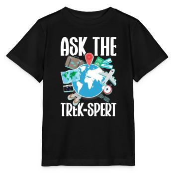 Commis au tourisme Agence de voyages - T-shirt bio MINI CREATOR Stanley/Stella Enfant - noir - Devant - Mikhail (115cm)