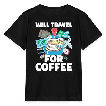 Commis au tourisme Agence de voyages - T-shirt bio MINI CREATOR Stanley/Stella Enfant - noir - Devant - Mikhail (115cm)