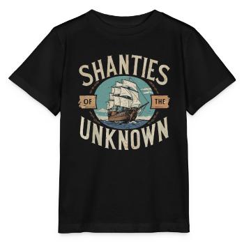Sailors Sea Shanty Singing Ship Adventures - Stanley/Stella MINI CREATOR Kids’ T-Shirt - black - Front - Mikhail (115cm)