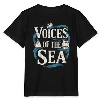 Sailors Sea Shanty Singing Ship Adventures - Stanley/Stella MINI CREATOR Kids’ T-Shirt - black - Front - Mikhail (115cm)