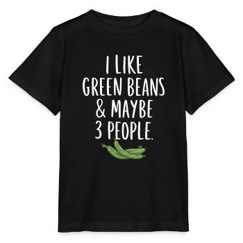Grüne Bohnen - Stanley/Stella Kinder T-Shirt MINI CREATOR  - Schwarz - Vorne - Mikhail (115cm)